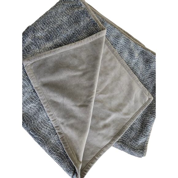 Pottery Barn Luxe Faux Teddy Fur Weighted 60” X 60” Throw Blanket Tan Brown - Picture 1 of 9